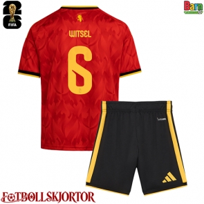 Belgien Axel Witsel #6 Hemmakläder Barn VM 2026 Kortärmad (+ Korta byxor)